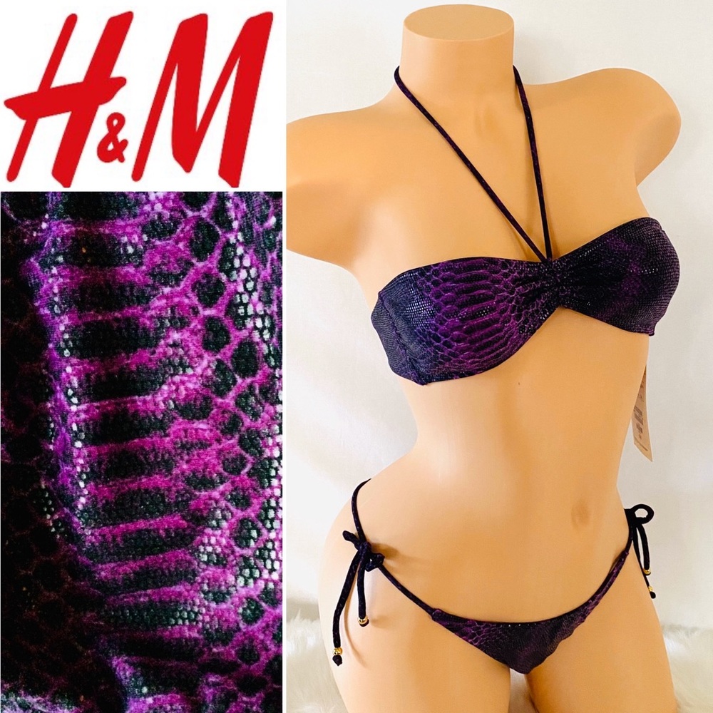 H&M Snake Print Bikini